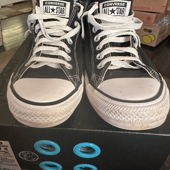 Converse Black and White All Star Sneakers - Picture 1 of 6